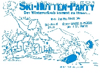 Posters Ski huts Party