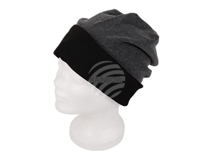 Long Beanie Slouch Turn Design black/anthracite