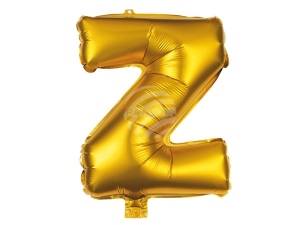 Foil balloon helium balloon gold Letter Z
