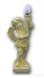 Statue Engel mit Lampe K116B