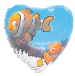 Balon foliowy Klaun ryba 50 cm