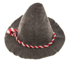 Bavaria hat Cord red white 68Grm