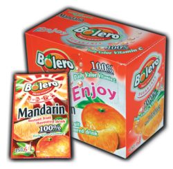 Bolero fruit beverage powder Mandarin