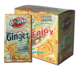 Bolero fruit beverage powder Ginger