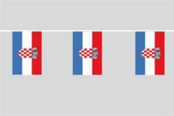 Lancuch flag Chorwacja