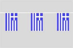 Flaggenkette Griechenland