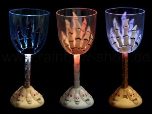 Weinglas Funglas mit Fingeraufdruck Multicolor