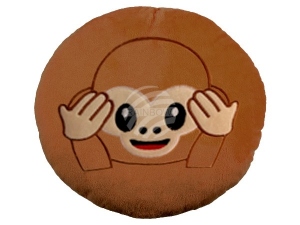 Pillow Emoticon Emoji-Con Monkeys not hear
