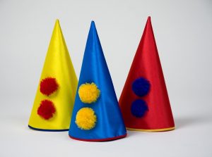 Pointed clown hat children
