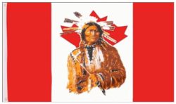 Fahne Kanada Indianer