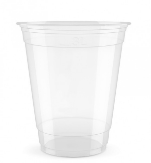 PET Clear Cup Smoothie 350ml 12oz 100 pieces