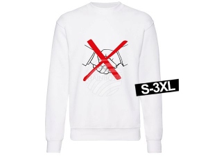 Motiv Sweater Sweatshirt wei Modell Swt-003a