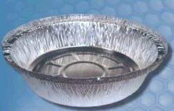 Aluminum dish round 1450 ml