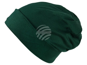 Knitted cap Long Beanie Slouch uni colors green