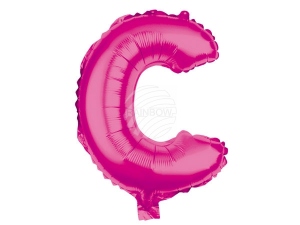 Foil balloon helium balloon pink Letter C