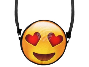 Round motif Handbag Emoji-Con In love