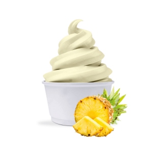 Soft ice cream powder pineapple 100% vegan