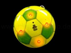 Blinky Magnet Anstecker Fuball gelb-grn