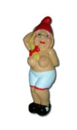 Dwarf lady topless KM190