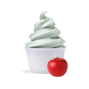 Soft ice cream powder apple 100% vegan