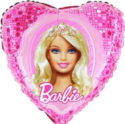 Folienballon Herz Barbie