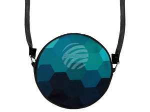 Round motif handbag Hexagon