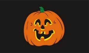Flag Halloween pumpkin pumpkin