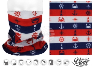 Multifunctional cloth 9 in 1 Multi-purpose scarf Maritime anchor