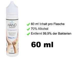 Disinfectant Hand disinfectant Hand sanitizer 60ml