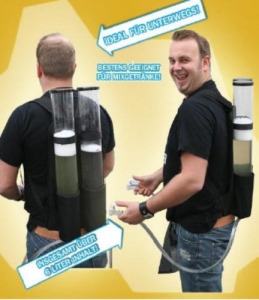 Beverage backpack 2x3L
