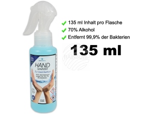 Disinfectant Disinfectant spray 135 ml DES-20