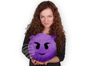 Kissen Emoticon Emoji-Con bse grinsend