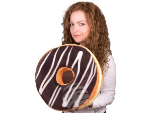 Donut pillows Chocolateglaze