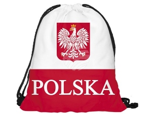 Gym bag Gymsac Design Poland red/white