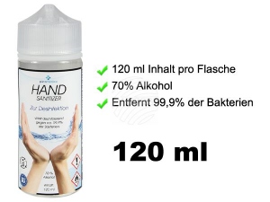 Desinfectante desinfectante para manos desinfectante 120ml