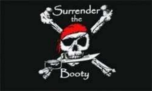 Flag Pirate Surrender the Booty