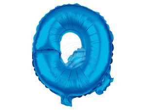 Foil balloon helium balloon blue Letter Q