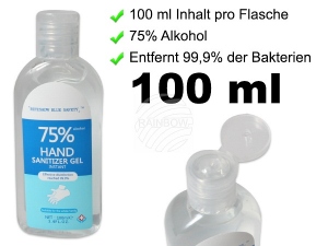 Desinfektionsmittel Desinfektionsgel 100 ml DES-07