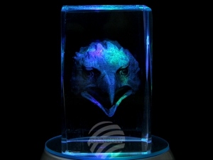 Crystal cuboid Eagle