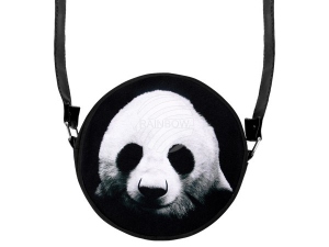 Runde Motiv-Handtasche Panda