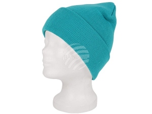 Long Beanie Slouch Design Knitted cap turquoise
