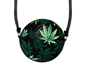 Round motif handbag Hemp