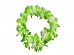 Hawaii chain headbands white green