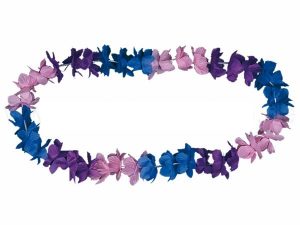 Hawaii chains flower necklace classic blue purple pink