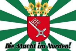Fahne Bremen Macht im Norden 1