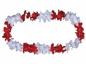 Hawaii chains classic red white
