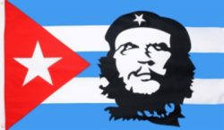 Flag Cuba with Che Guevara
