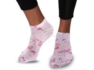 Motiv-Socken Flamingo SO-66