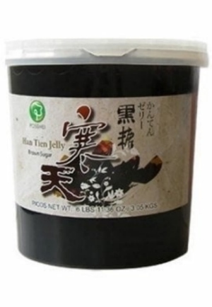 Bubble Tea Jelly Agar Agar Brown Sugar Original Taiwan