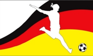 Fahne Deutschland 15 Frauenfuball